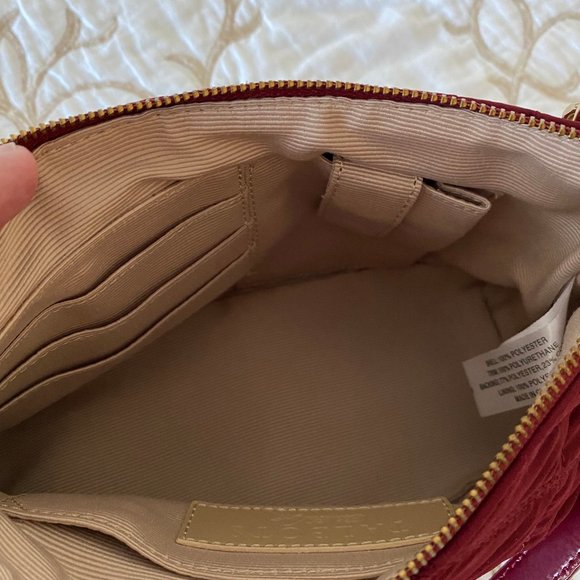 Talbots Burgundy Red Small Purse Bag - Picture 10 of 11